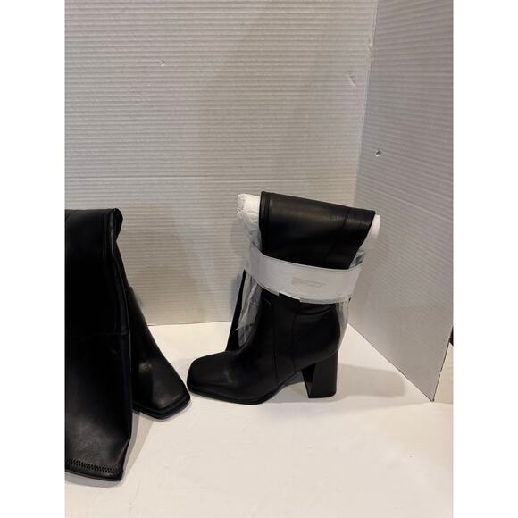 Marc Fisher Womens Denki 2 Tall Faux Leather Knee-High Boots new 5.5m - Picture 4 of 12